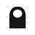 Vollgummi Fenderprofil BxH=27x36mm (L=20m)