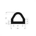 Vollgummi Fenderprofil BxH= 60x50mm (Rolle 5 m)