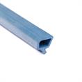 Vollgummi Karosserieprofil blau BxH=14x12,5mm (L=100m)