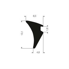 Gummistreifen NBR selbstklebend 20x2mm (L=10m) - Technikplaza