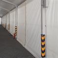 Vollgummi M-safe Winkelprofil LxBxH= 805x121x121mm