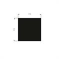 Vollgummi Vierkantprofil BxH=15x15mm (L=50m)