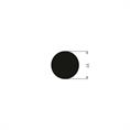 Vollgummi Viton Rundschnur D=15mm (L=25m)