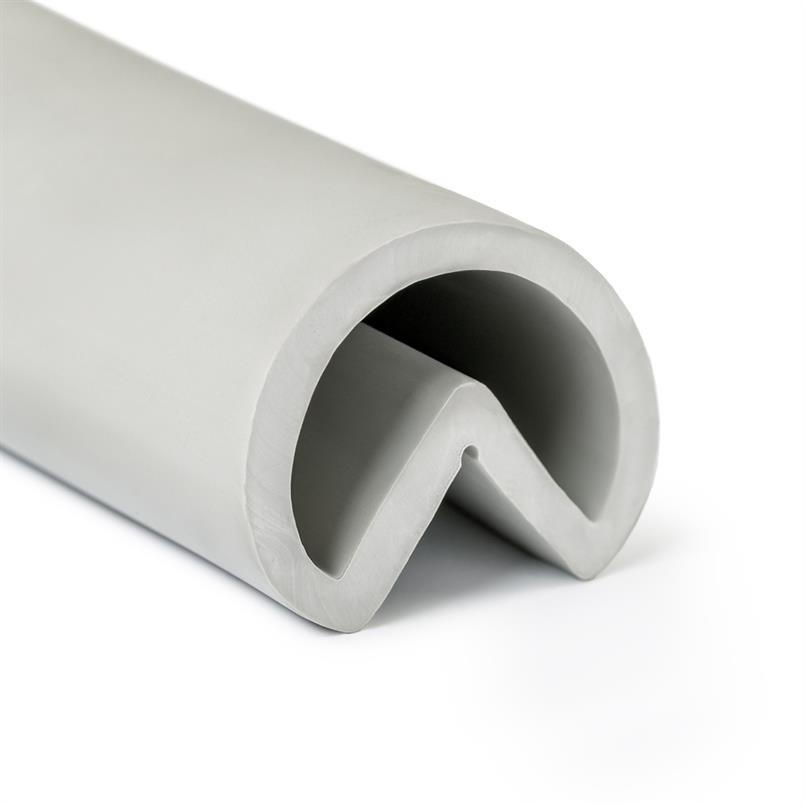 Vollgummi Winkelprofil grau BxH=38x38mm (L=20m)