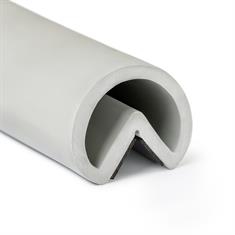 Vollgummi Winkelprofil selbstklebend grau BxH=38x38mm (L=20m)