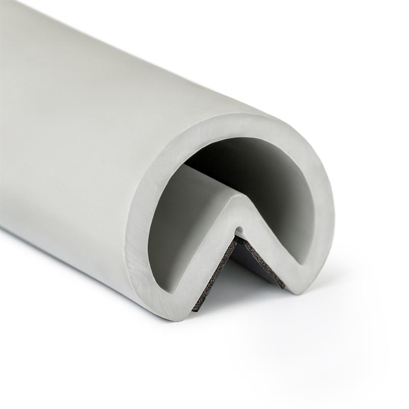 Vollgummi Winkelprofil selbstklebend grau BxH=38x38mm (L=20m)
