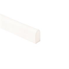 Vollgummiprofil Vierkantprofil gerundet weiß BxH=11x19mm (L=50m)